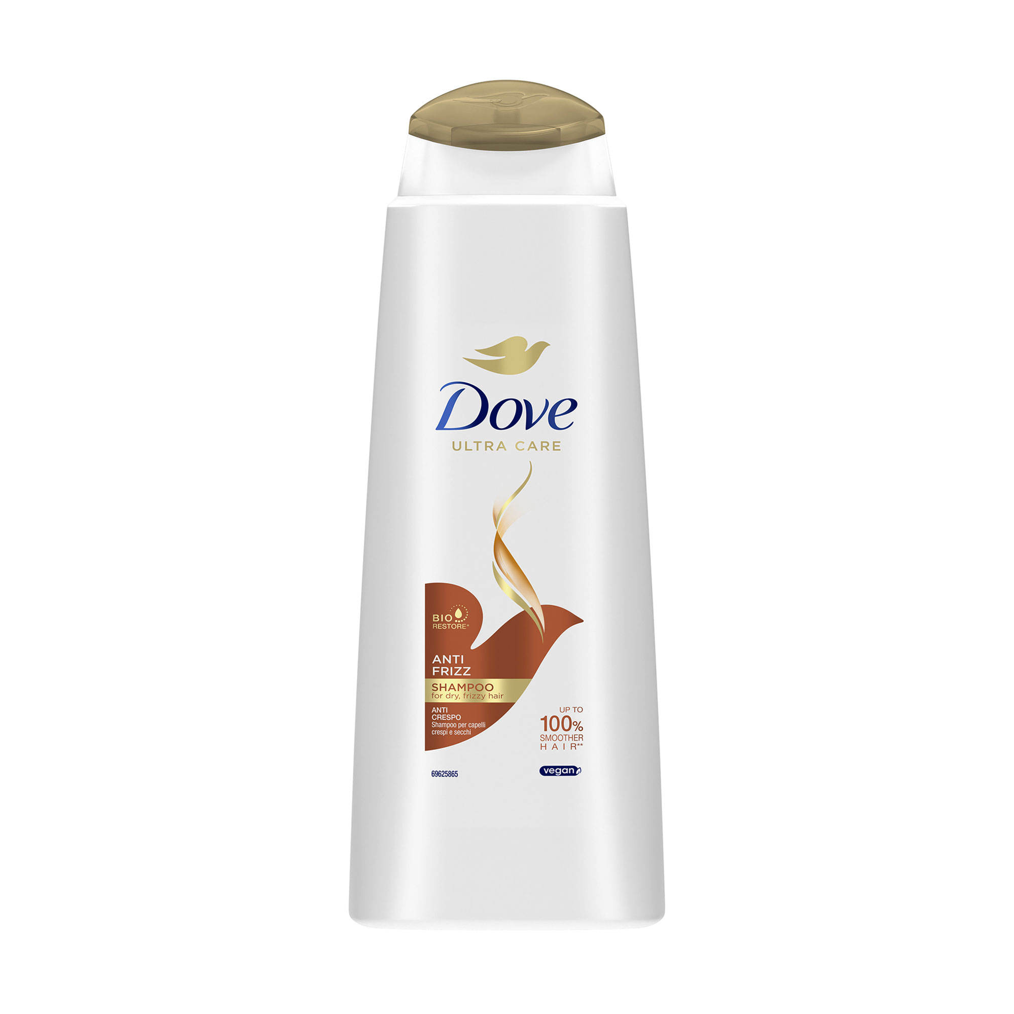 Шампунь Dove Hair Therapy Nouri Oils Anti Frezz Живильний догляд, для сухого та неслухняного волосся, 400 мл
