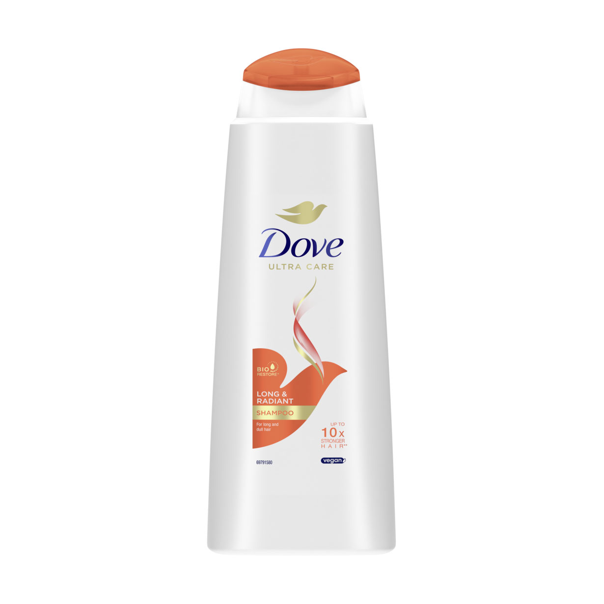 Шампунь Dove Ultra Care Long &amp; Radiant Shampoo Довжина та сяйво, для довгого та тьмяного волосся, 400 мл