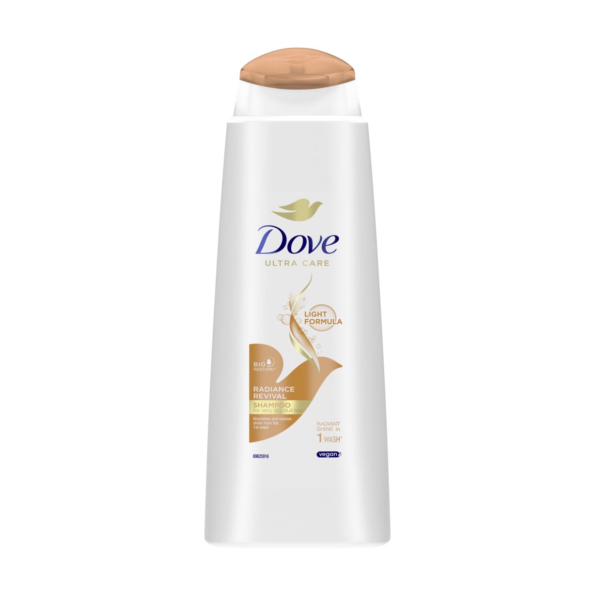 Уцінка! Шампунь Dove Nutritive Solutions Radiance Shampoo Сяючий блиск, для дуже сухого, ломкого волосся, 400 мл